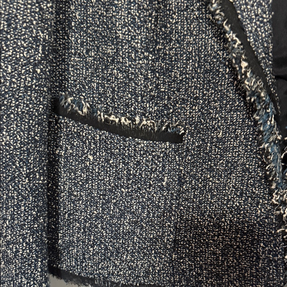 Anne Klein Black and Gray Tweed Blazer - Picture 6 of 16